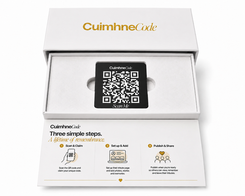 The Cuimhne Code Memorial Plaque